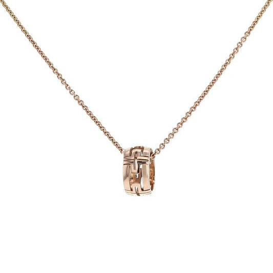 [Baslove]PARENTESI NECKLACE PINK GOLD