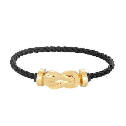 [Baslove]CHANCE LARGE 8 FIGURE BUCKLE NO DIAMOND BRACELET GOLD