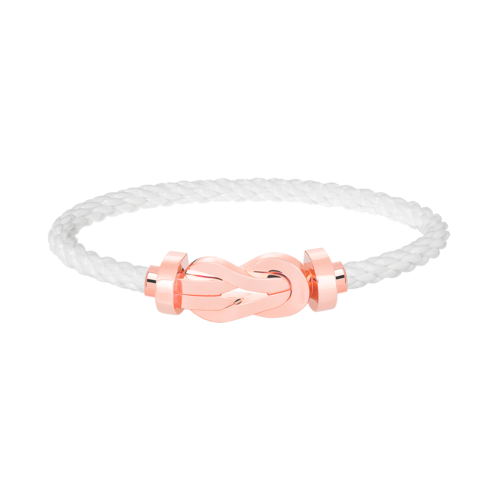 [Baslove]CHANCE LARGE 8 FIGURE BUCKLE NO DIAMOND BRACELET ROSE GOLD