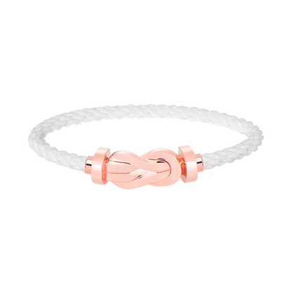 [Baslove]CHANCE LARGE 8 FIGURE BUCKLE NO DIAMOND BRACELET ROSE GOLD