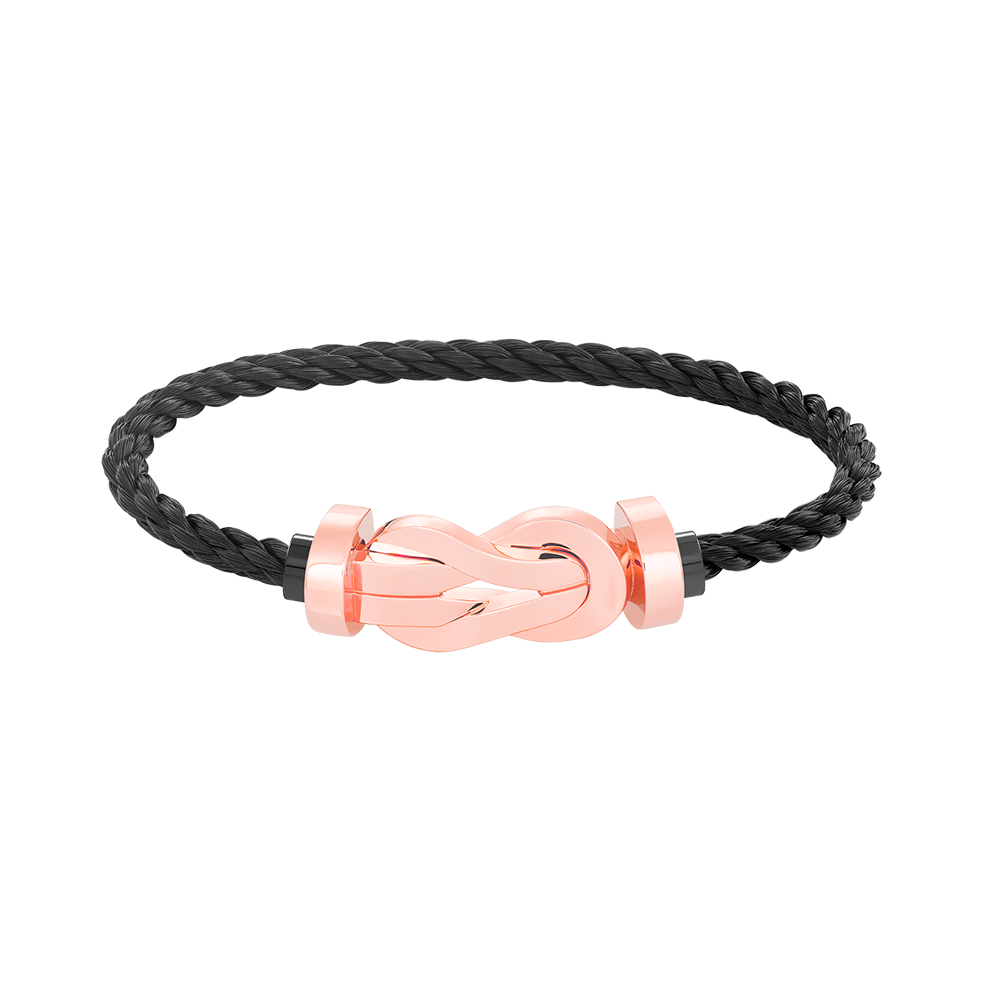 [Baslove]CHANCE LARGE 8 FIGURE BUCKLE NO DIAMOND BRACELET ROSE GOLD