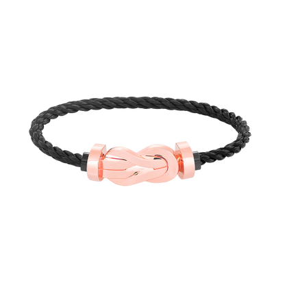 [Baslove]CHANCE LARGE 8 FIGURE BUCKLE NO DIAMOND BRACELET ROSE GOLD