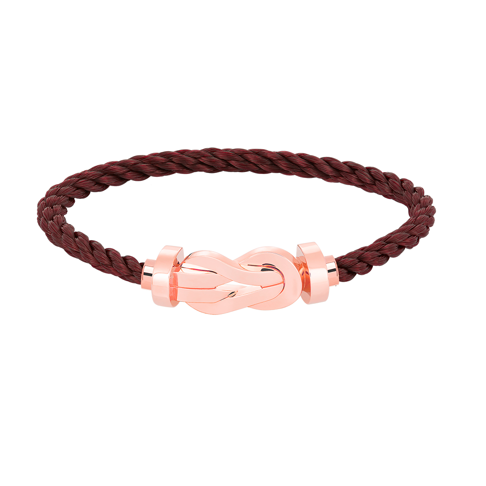 [Baslove]CHANCE LARGE 8 FIGURE BUCKLE NO DIAMOND BRACELET ROSE GOLD