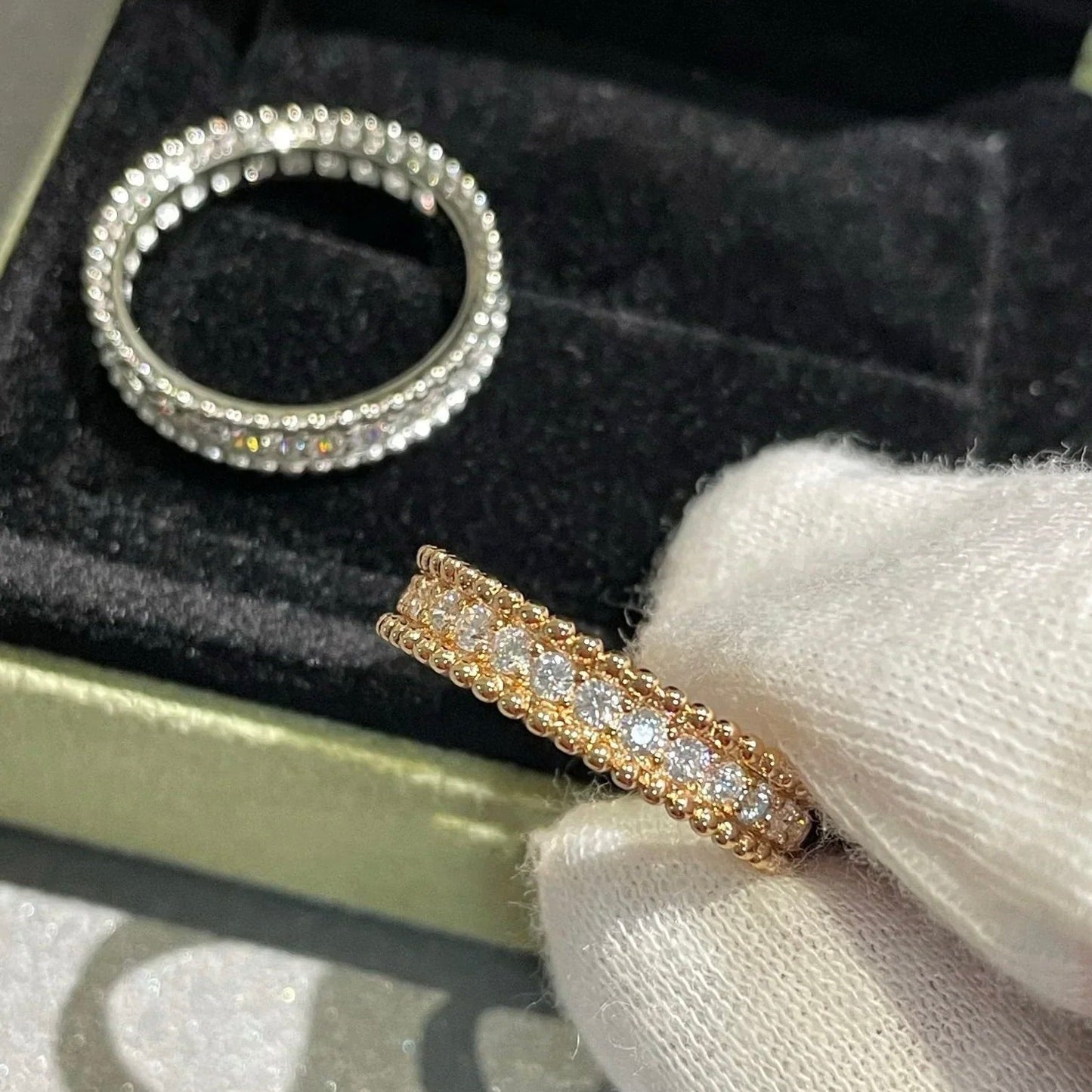 [Baslove]PERLEE DIAMOND SILVER RING