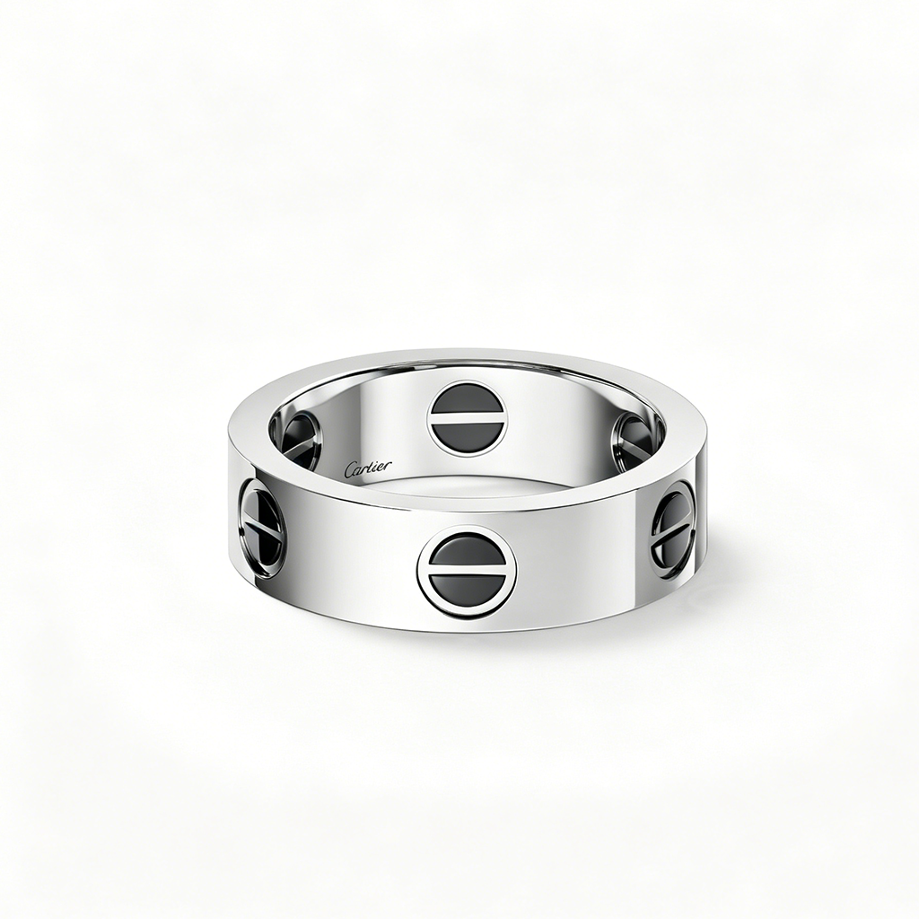 [AURORA]LOVE RING 5.5MM NO DIAMONDS  CERAMIC