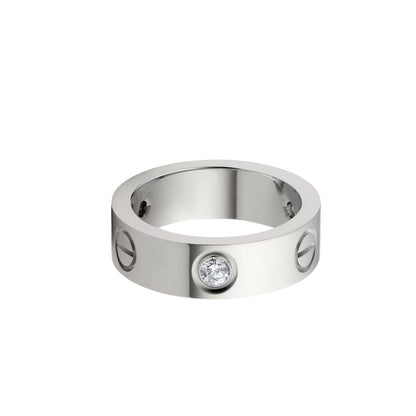 [AURORA]LOVE 5.5MM 3 DIAMOND RING