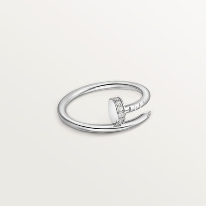 [AURORA]JUSTE 1.8MM HALF DIAMOND RING
