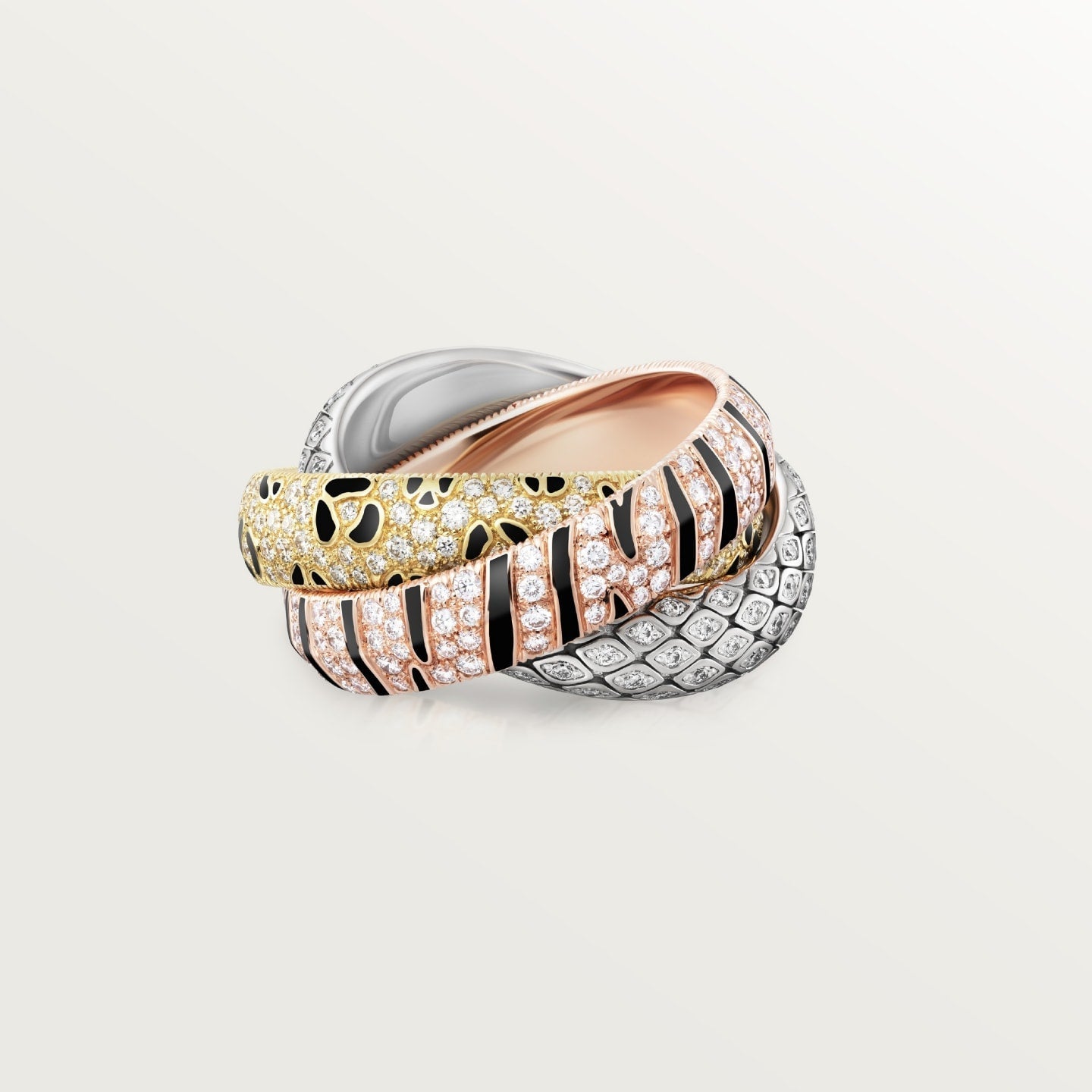 [AURORA] TRINITY  RING LEOPARD PRINT