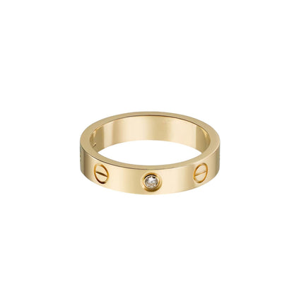 [AURORA]LOVE 4MM 1 DIAMOND RING