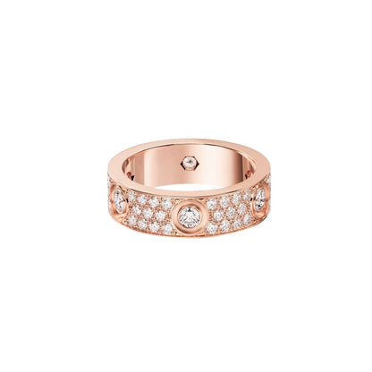 [AURORA]LOVE 5.5MM FULL-PAVE 6-DIAMOND RING