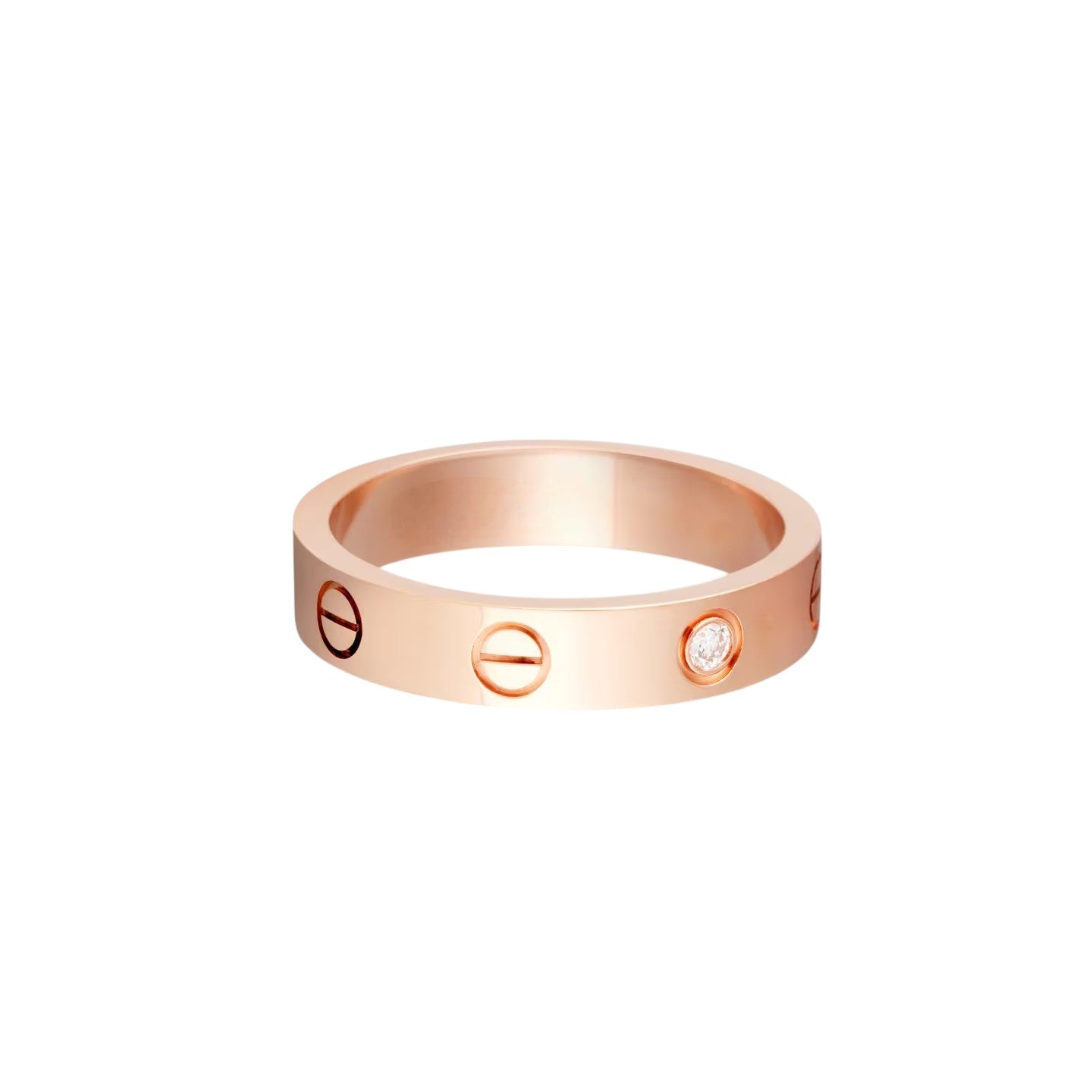 [AURORA]LOVE 4MM 1 DIAMOND RING