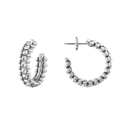[AURORA]CLASH SMALL HOOP EARRINGS