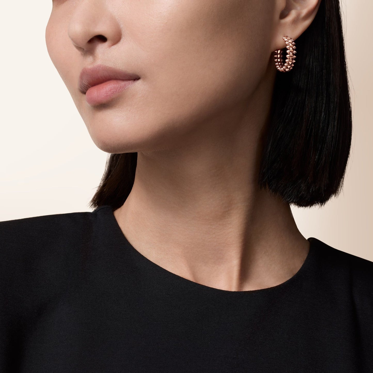 [AURORA]CLASH SMALL HOOP EARRINGS