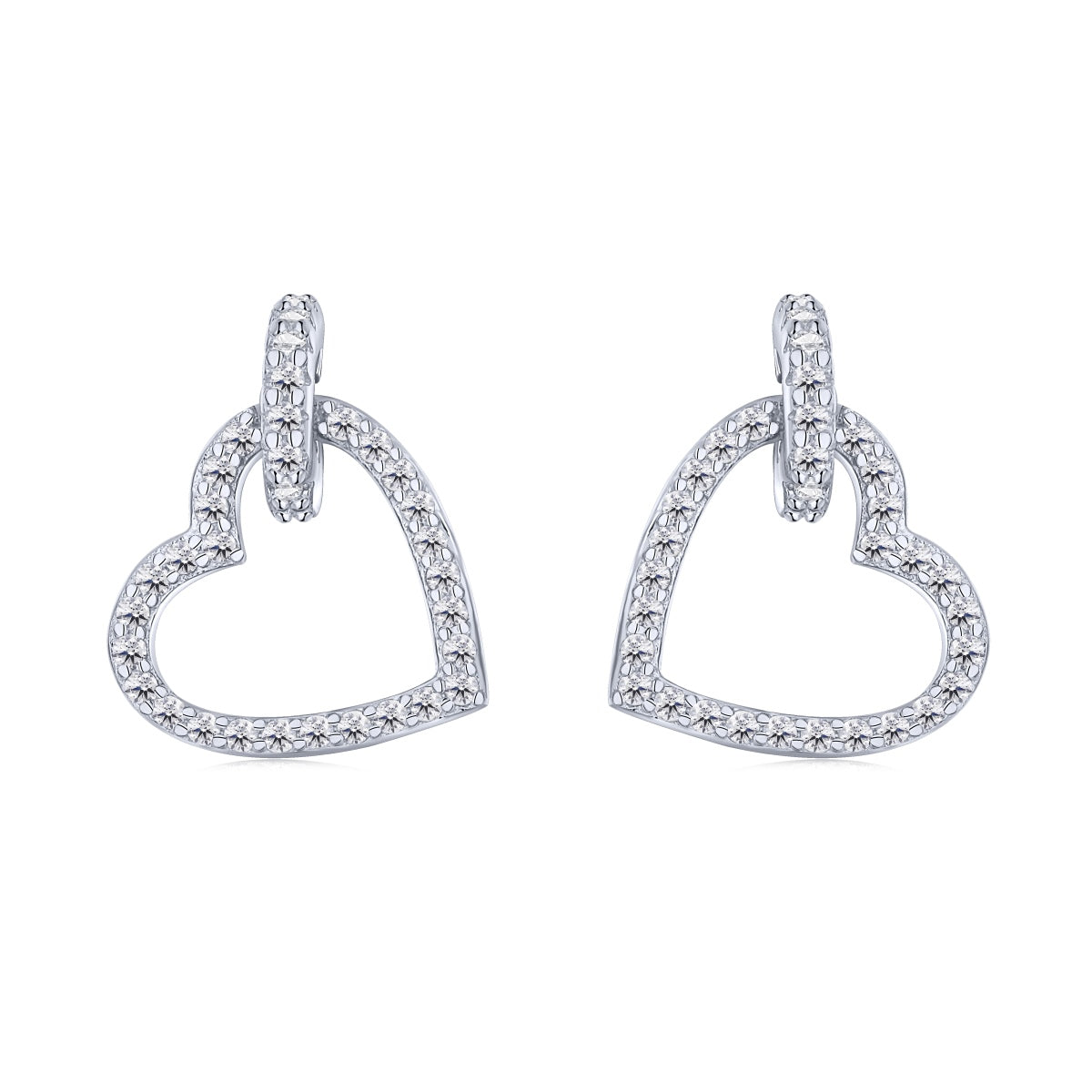 [Baslove]Dainty Heart Shape Earrings