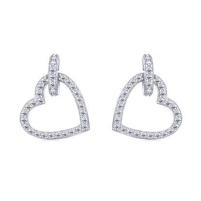 [Baslove]Dainty Heart Shape Earrings