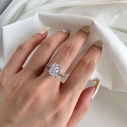 [AURORA]4,0 Karat Luxuriöser Verlobungsring