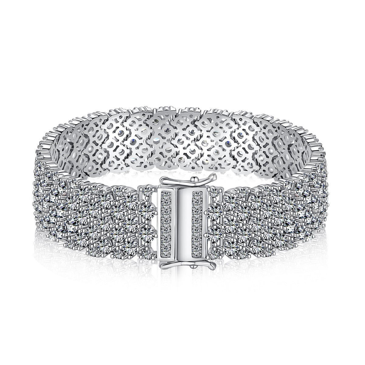 [Baslove]Ornate Elegant Round Cut Party Bracelet