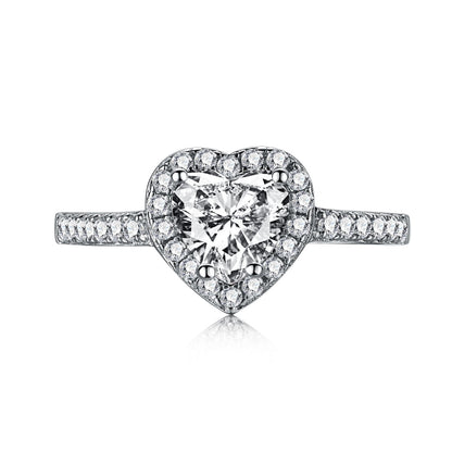 [Everoly JW]Eternity Splashy Romantic Heart Shape Lover Ring