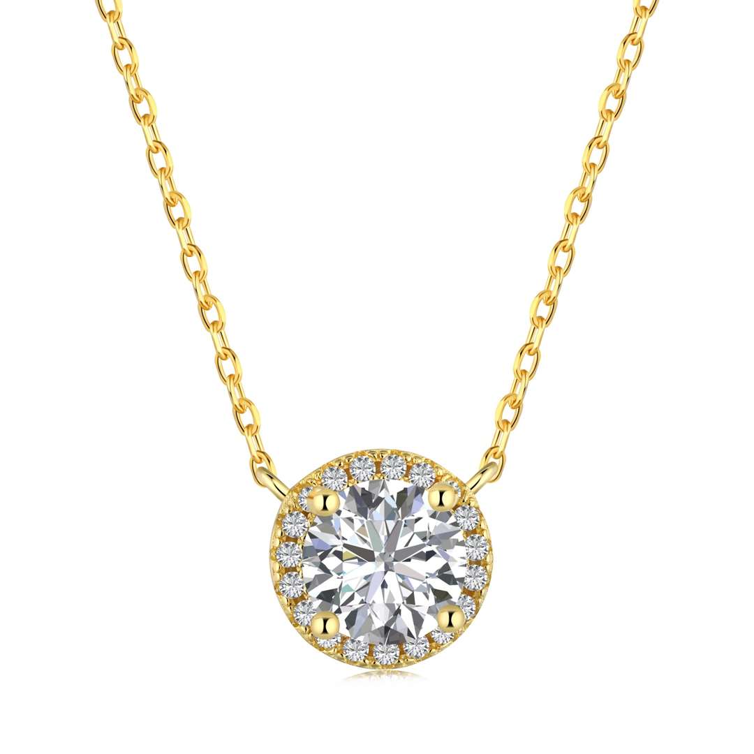[baslovejewels]Luxurious Round Cut Necklace