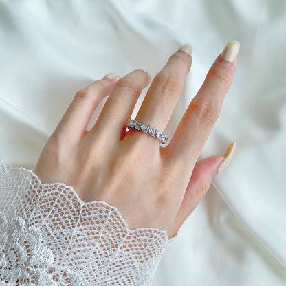 [AURORA]0.25カラット ラディアントロマンス ハートカット ラバーリング