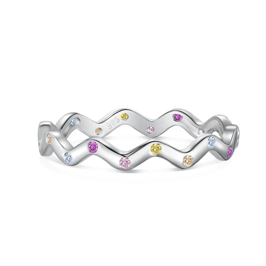 [baslovejewels]Ornate Vibrant Round Cut Daily Ring