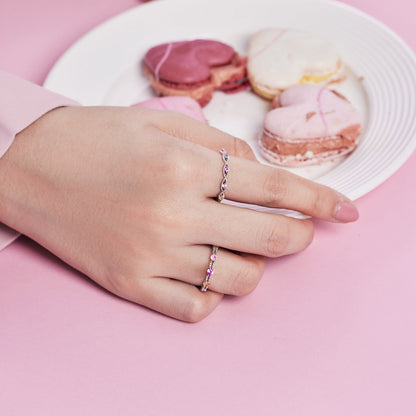 [Baslove]Elegant Energetic Round Cut Daily Ring