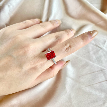 [AURORA]4,0 Karat Luxuriöser Verlobungsring