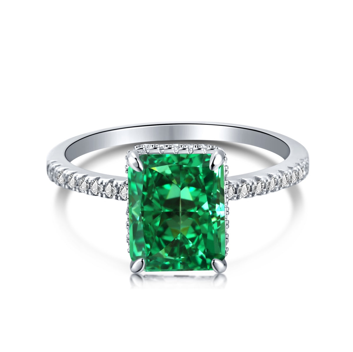 [AURORA]4,0 Karat Luxuriöser Verlobungsring
