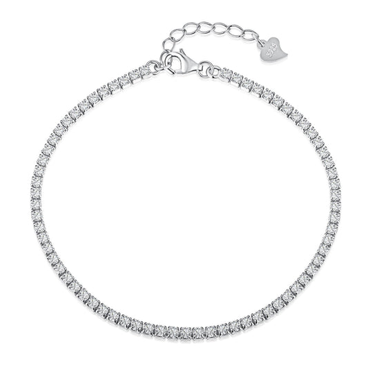 [Everoly JW]Radiant Shinning Princess Cut Tennis Bracelet