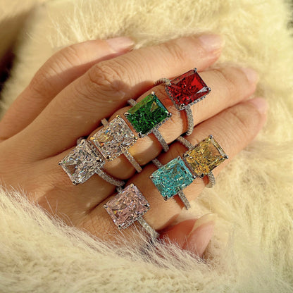 [AURORA]4,0 Karat Luxuriöser Verlobungsring