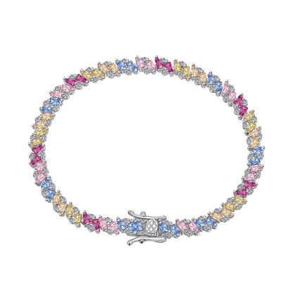 [Baslove]Ornate Sparkling Multi Cut Party Bracelet