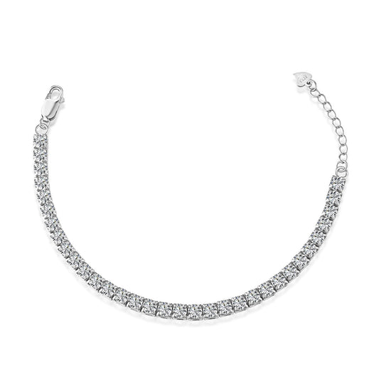 [Baslove]Sparkling Radiant Princess Cut Tennis Bracelet