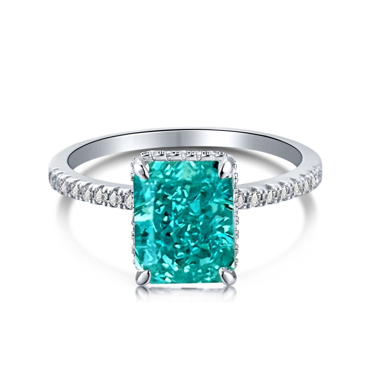 [AURORA]4,0 Karat Luxuriöser Verlobungsring