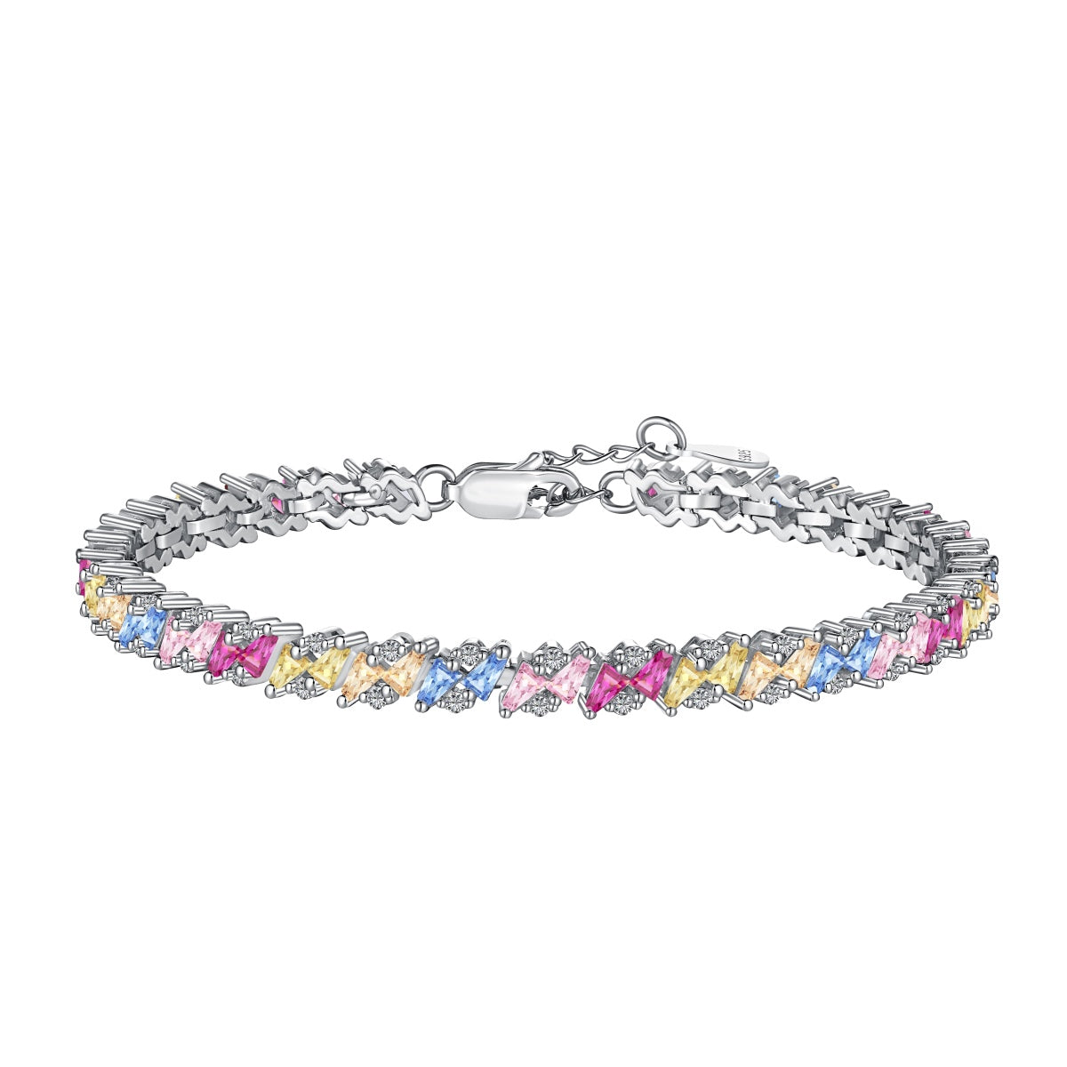 [Baslove]Ornate Sparkling Multi Cut Party Bracelet