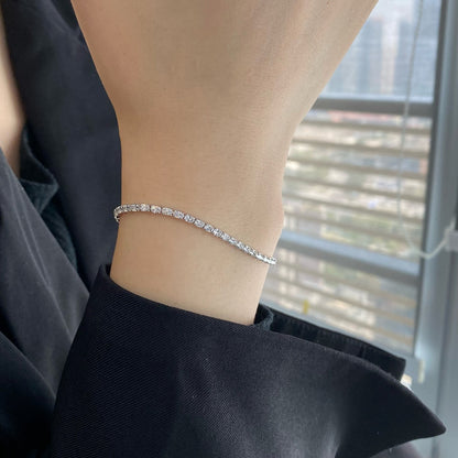 [Baslove]Elegant Emerald Cut Daily Bracelet