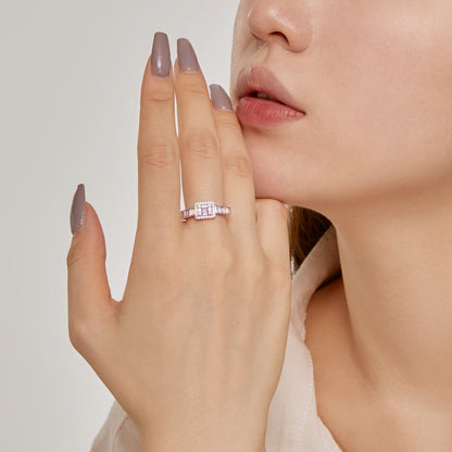 [Baslove]Exquisite Colorful Radiant Cut Party Ring