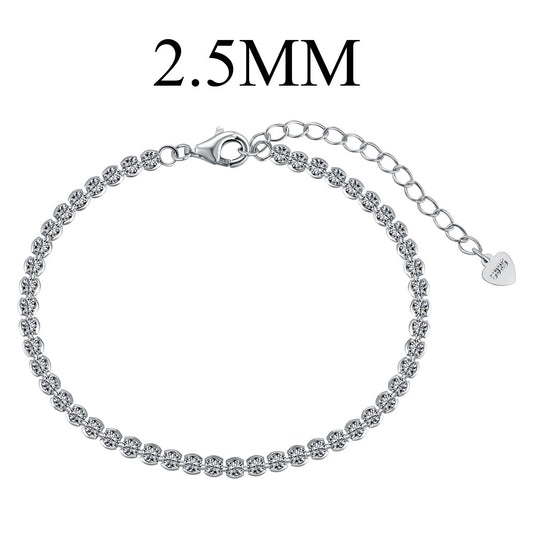 [Baslove]Dazzling Sparkling Round Cut Daily Bracelet