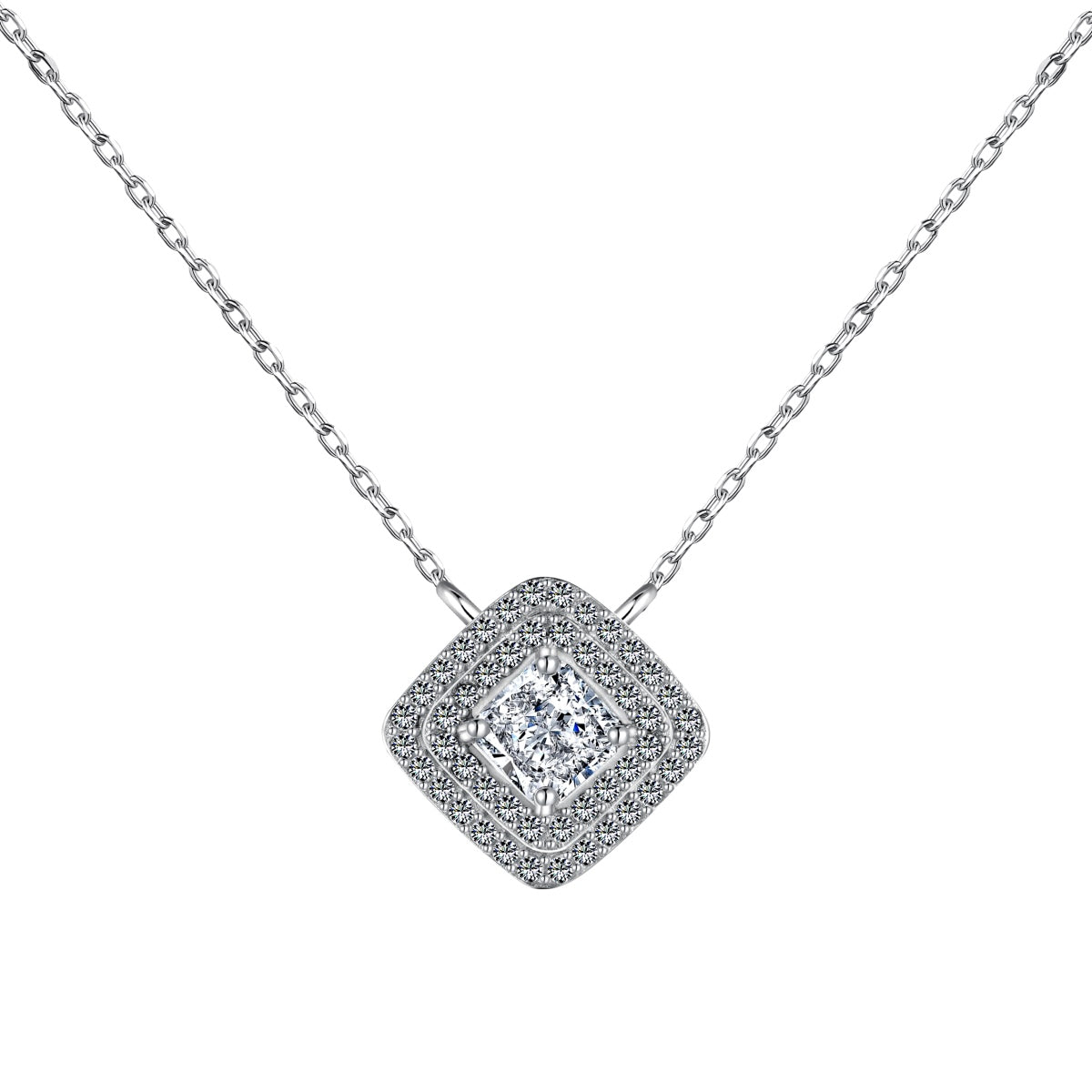 [AURORA]スパークリングアッシャーカットネックレス