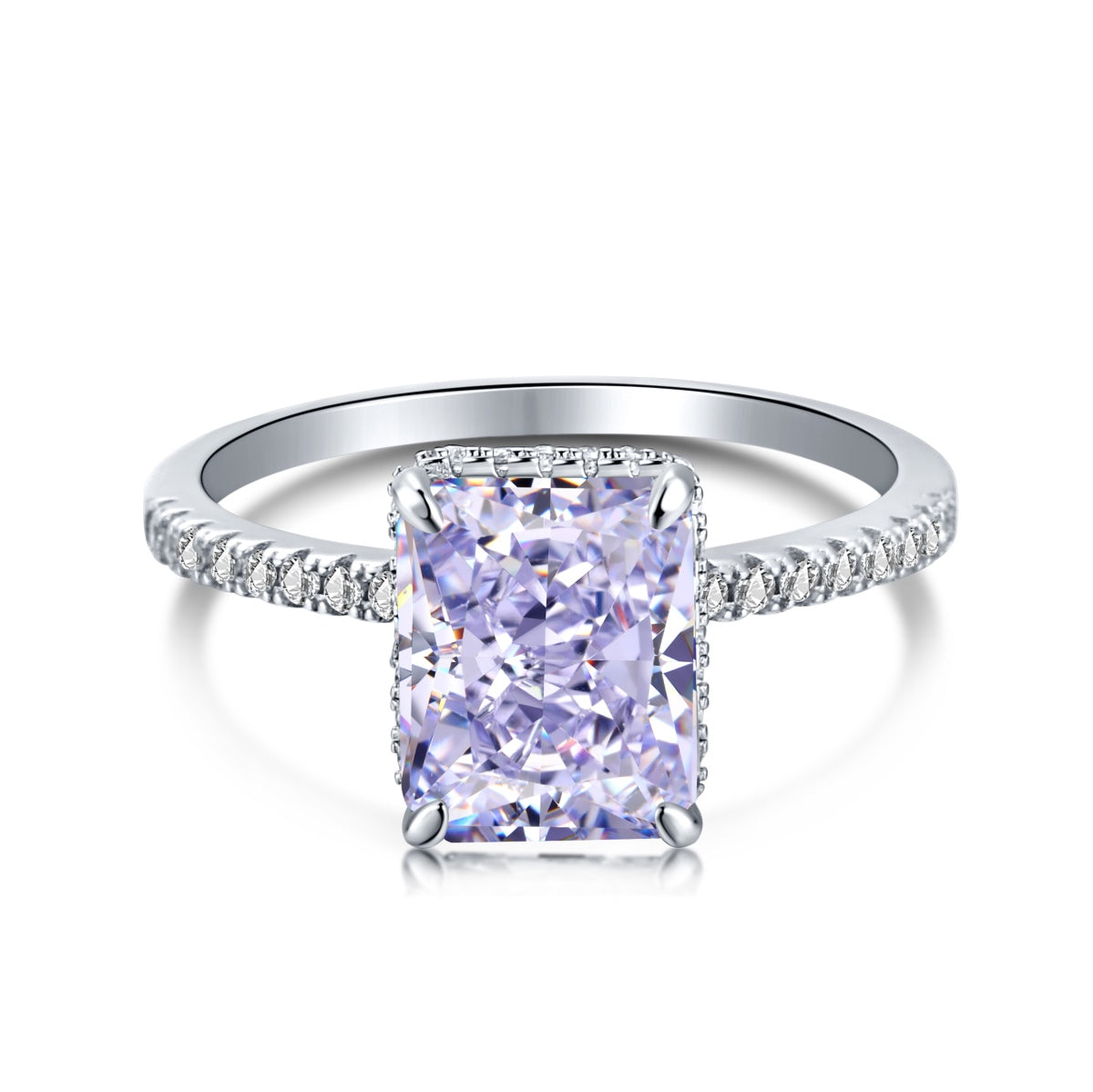 [AURORA]4,0 Karat Luxuriöser Verlobungsring