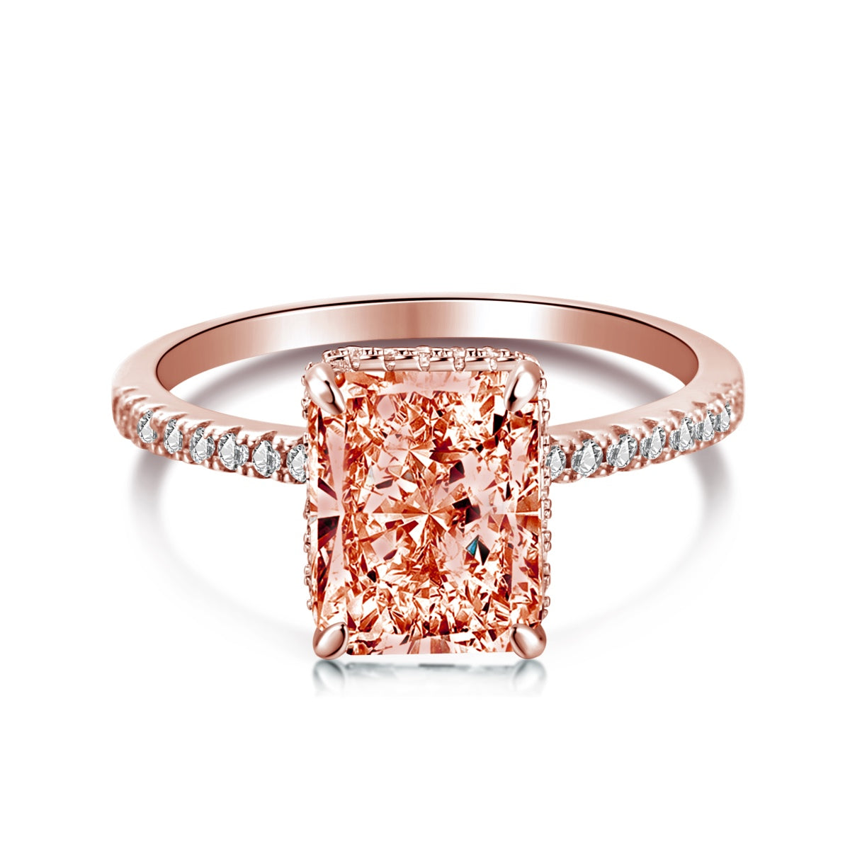 [AURORA]4,0 Karat Luxuriöser Verlobungsring