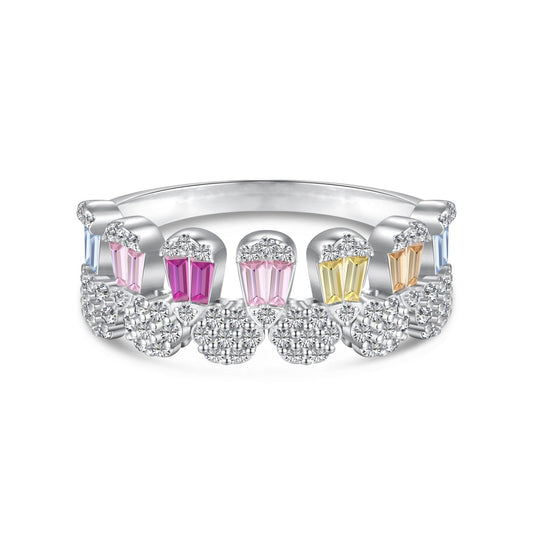 [AURORA]Wunderschöner Radiant Cut Tagesring