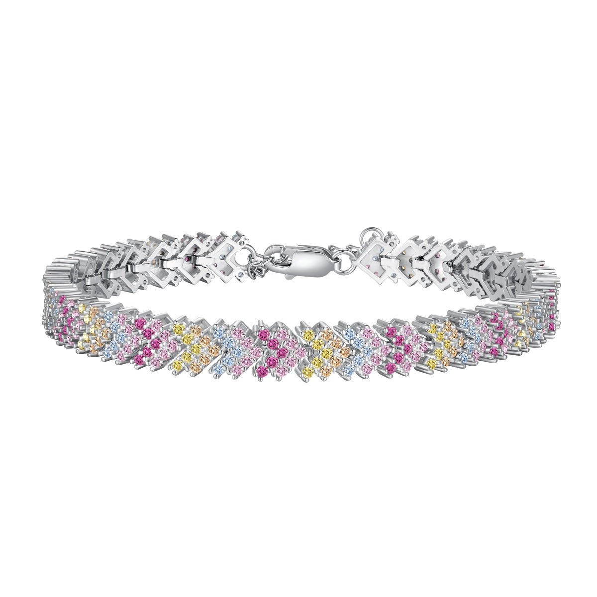 [Baslove]Ornate Sparkling Round Cut Party Bracelet