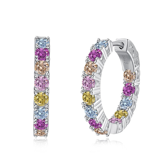 [AURORA]個性的なラウンドカットのデイリーピアス