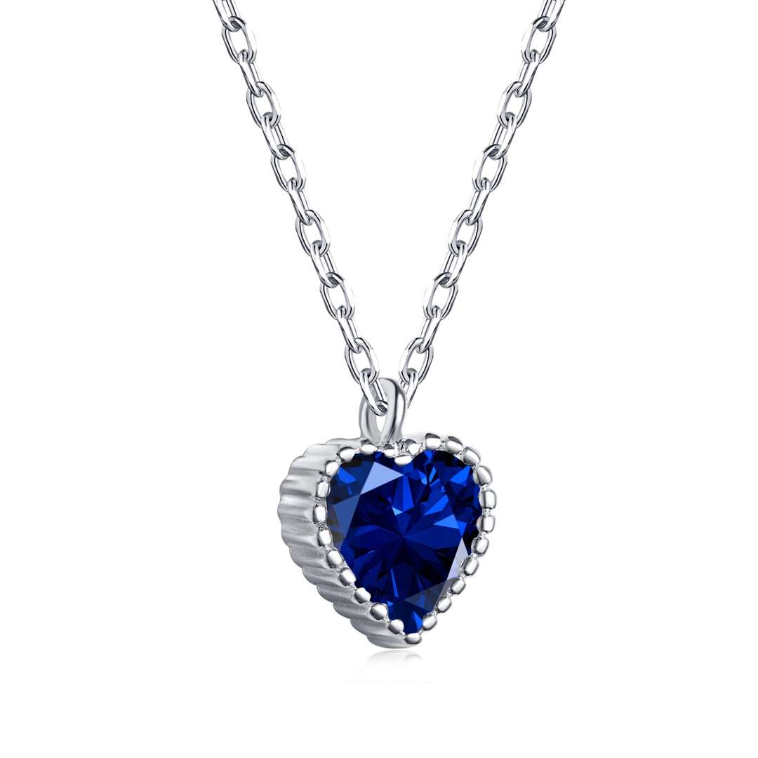 [Baslove]Ornate Heart Shape Necklace