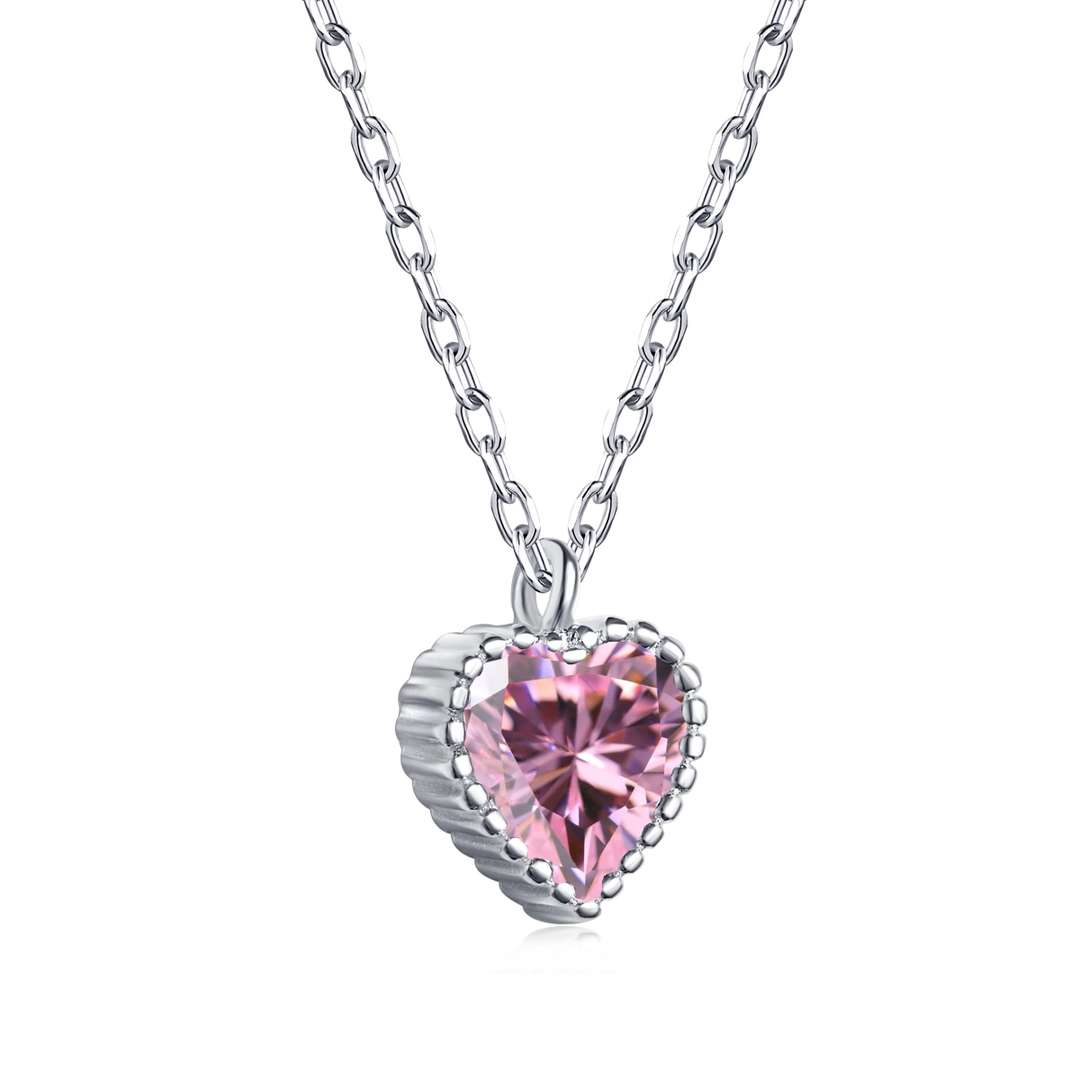 [Baslove]Ornate Heart Shape Necklace