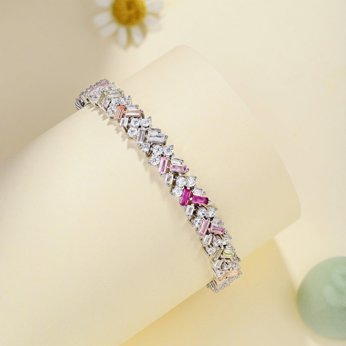 [Baslove]Dazzling Unique Multi Shape Daily Bracelet