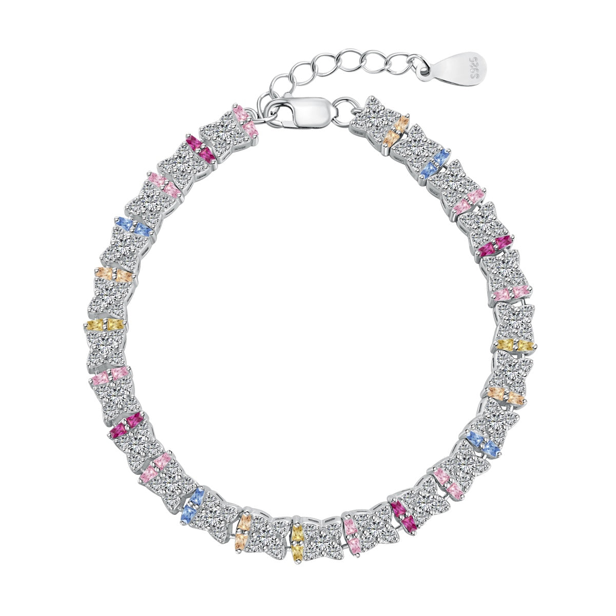 [AURORA]ユニークなカラフルな花の形のデイリーブレスレット