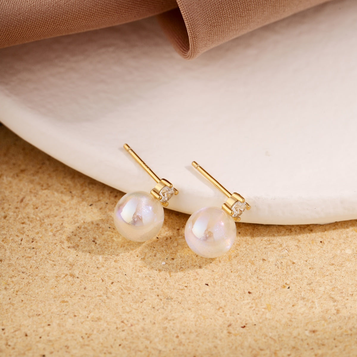 [Baslove]Symphony Mermaid Pearl Earrings