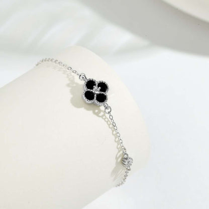 [Baslove]Delicate Four Leaf Clover Bracelet