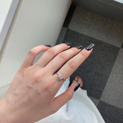 [AURORA] Strahlender bunter Multi-Cut-Tagesring